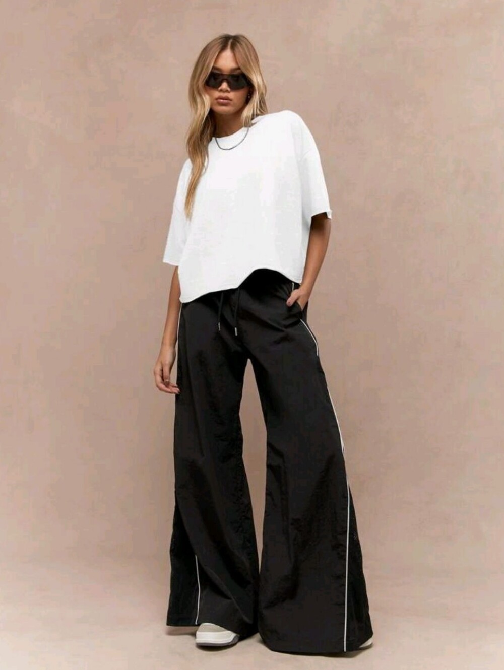 White Boxy Tee